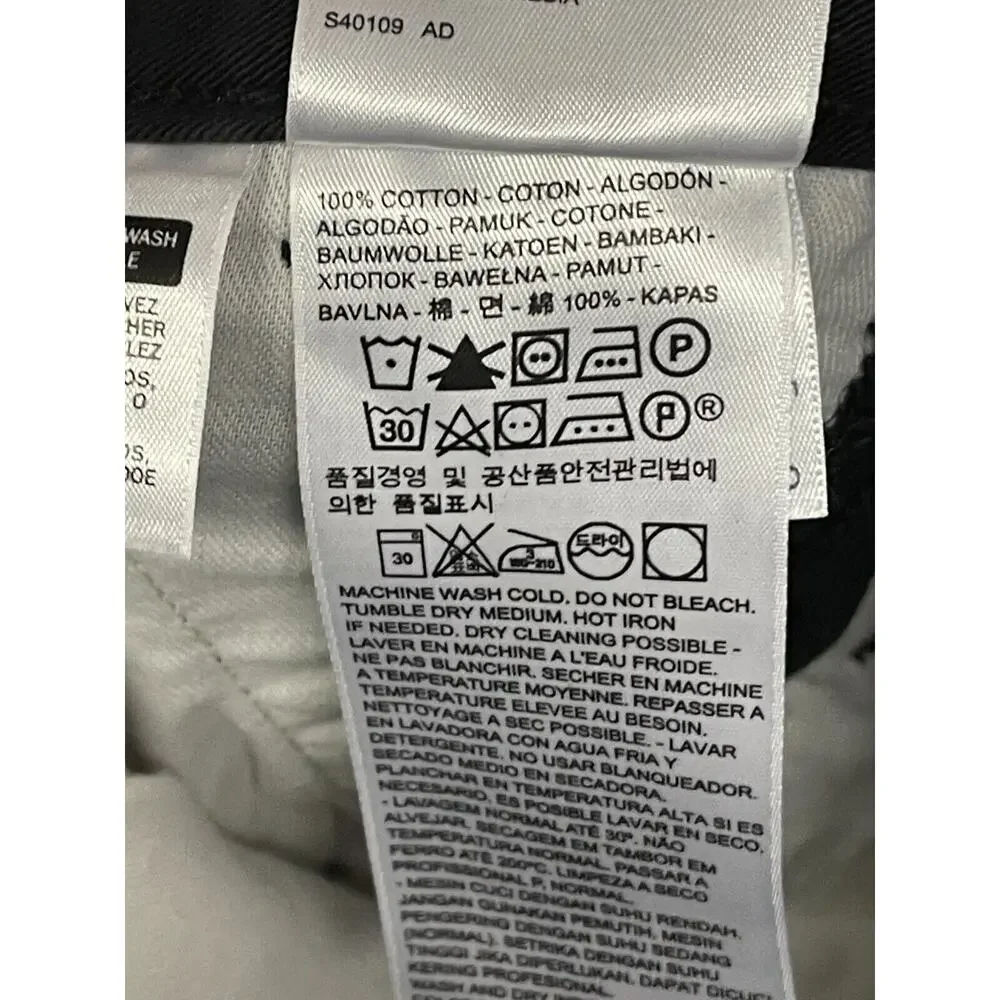 Levis Cargo Shorts Mens 33 Black Cotton‎ Utility